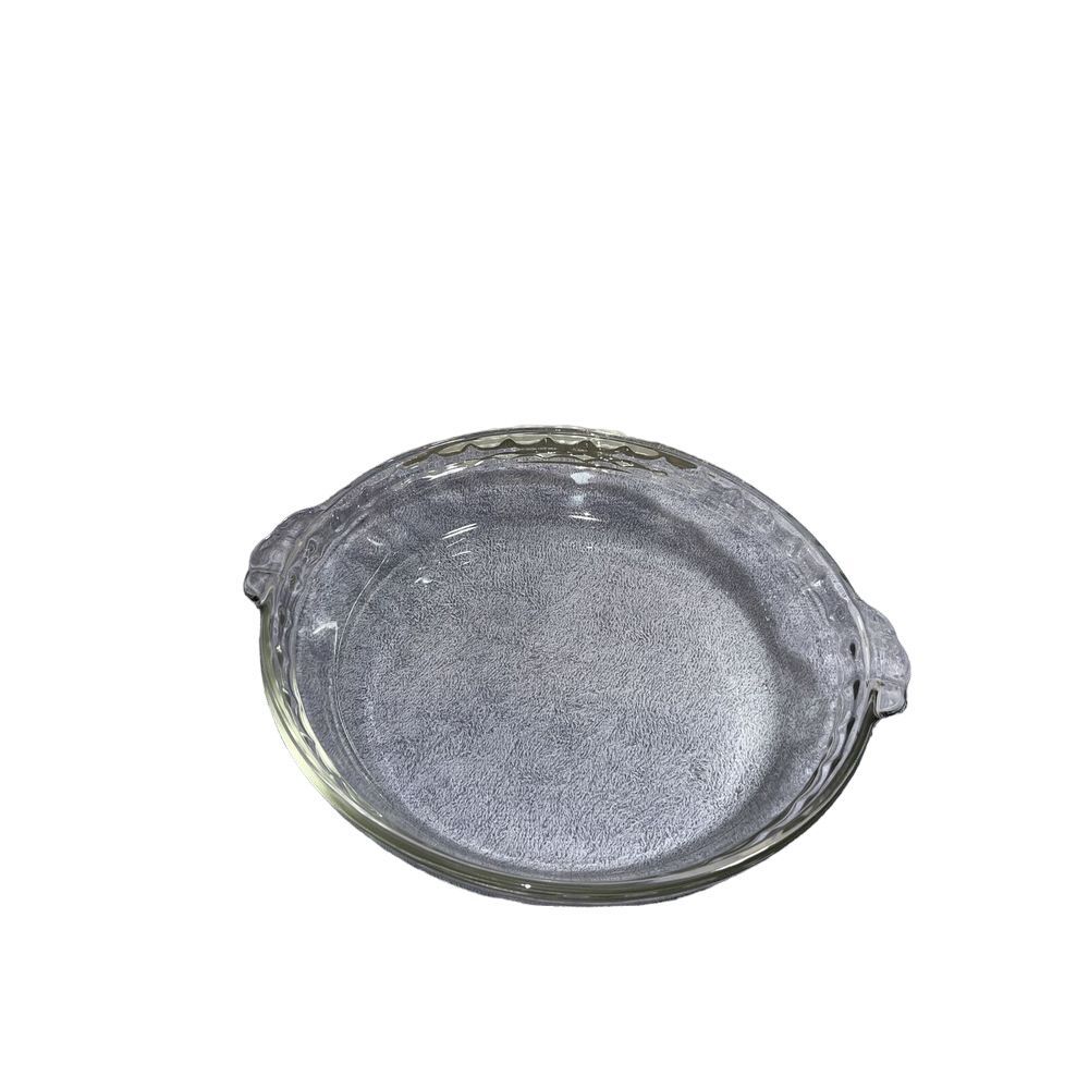 Pyrex Clear Glass Pie Plate‎ Baking Deep Dish Pan - 9.5 Inch  Scalloped #229